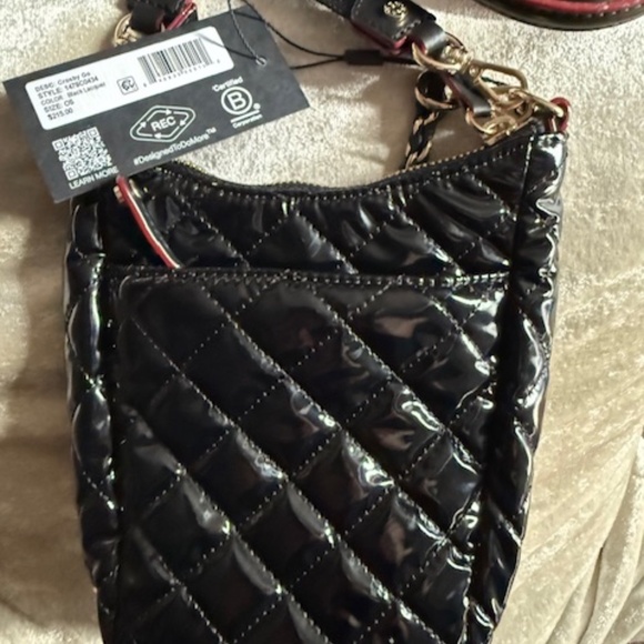 MZ Wallace Crosby Go Quilted Patent Crossbody Bag - Brand New - Picture 3 of 5